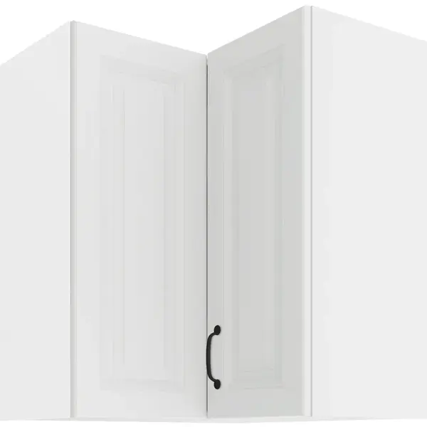 Horní rohová skříňka Stilo 60x60 GN-72 2F (90°) Barva korpusu: Bílá, Barva dvířek: Bílá