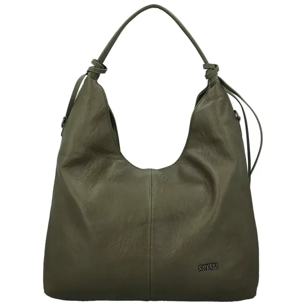 Dámská kabelka na rameno tmavě zelená - Coveri Erlea