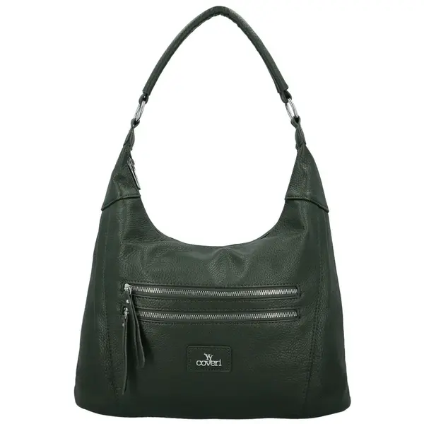 Dámská kabelka přes rameno tmavě zelená - Coveri Anife