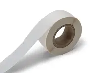 Samolepiace kolieska priehľadné, priemer 25 mm, 1000 ks na rolke