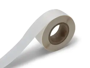 Samolepiace kolieska priehľadné, priemer 25 mm, 1000 ks na rolke