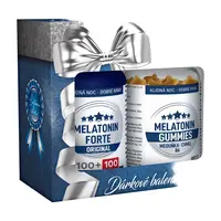CLINICAL Melatonin Forte 200 tablet+Gummies 60 pektinových bonbónů