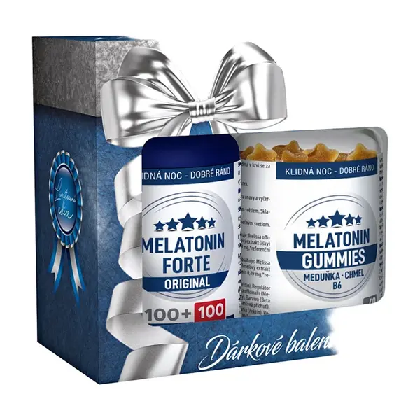 CLINICAL Melatonin Forte 200 tablet+Gummies 60 pektinových bonbónů