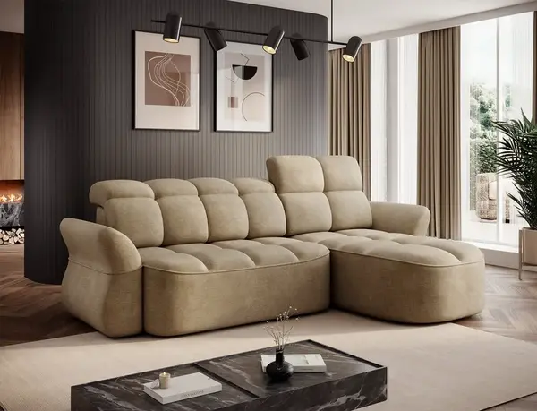 Sedací souprava Beneth Provedení: Pravá varianta, látka: Nube 20