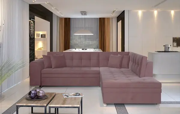 Sedací souprava Pieretta Provedení: Pravá varianta, látka: MatVelvet 63