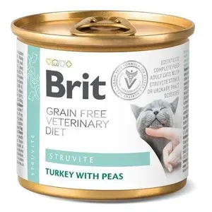 BRIT Veterinary diet grain free struvite pro kočky 200 g