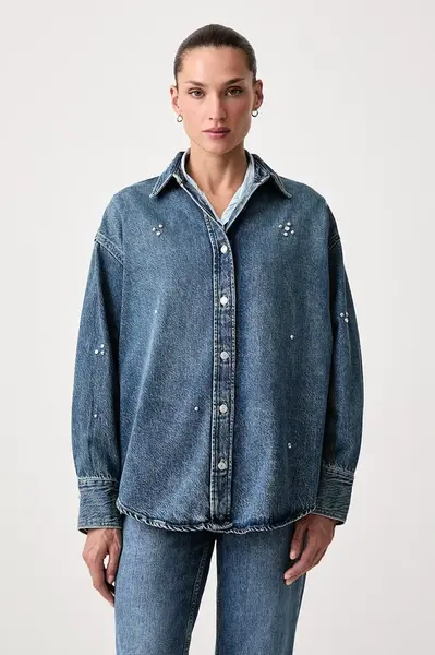 Levi's  košile dámská s bavlnou JORDAN DENIM
