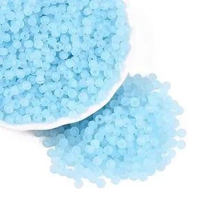 FGB Frosted Transparent Glass Seed Beads
