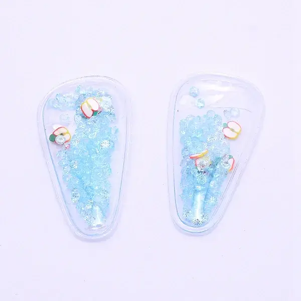 Plastic with Resin and Polymer Clay Accessories