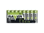 Baterie AA (R6) alkalická RAVER 8ks