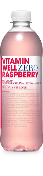 VITAMIN WELL ZERO RASPBERRY 500ML "Z"