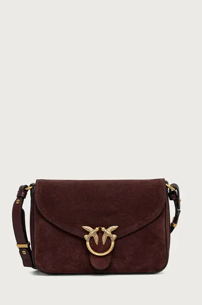 Pinko  crossbody kabelka dámská semišová