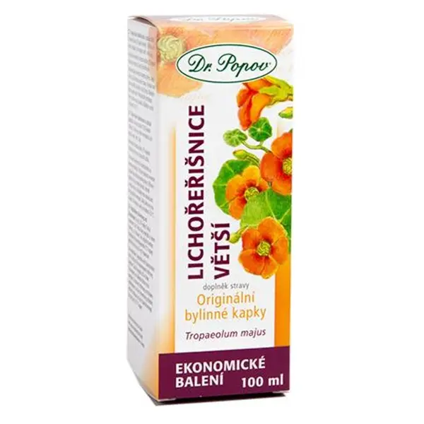DR.POPOV Kapky bylinné lichořeřišnice větší 100 ml