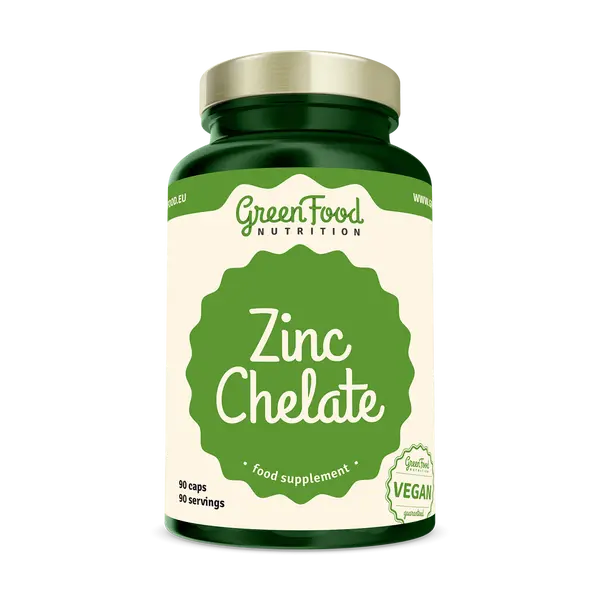 GREENFOOD NUTRITION Zinc chelate 90 kapslí