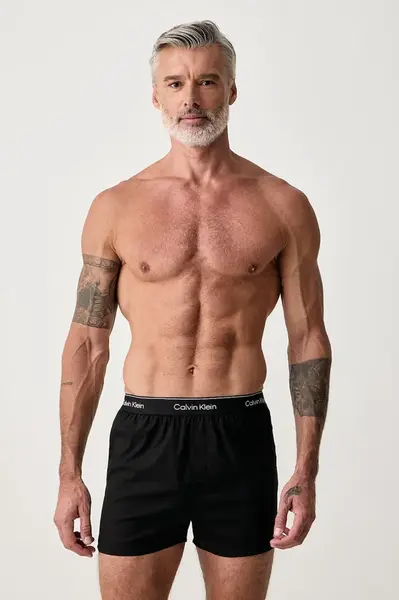 Calvin Klein Underwear  boxerky pánské bavlněné s elastanem 3-pack
