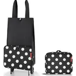 Skládací nákupní taška na kolečkách Reisenthel Foldabletrolley Dots White