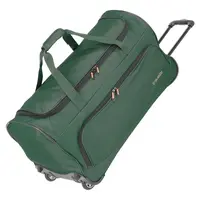 Cestovní taška na kolečkách Travelite Basics Fresh Wheeled Duffle Dark green