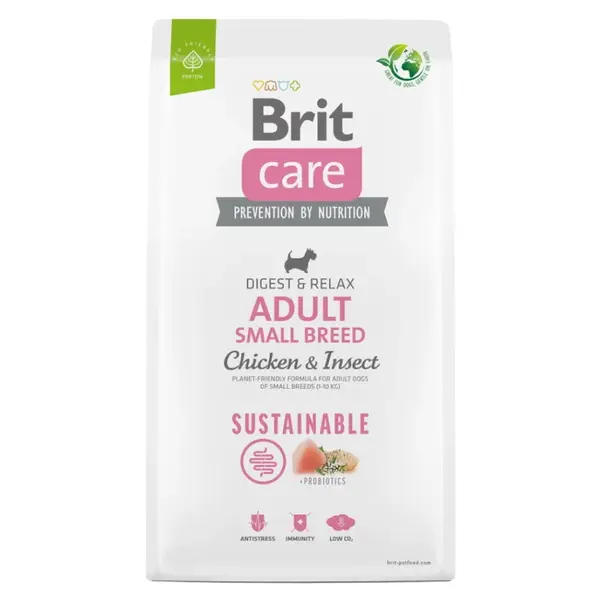 BRIT Care Sustainable Adult Small Breed granule pro psy, Hmotnost balení: 3 kg