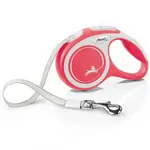 FLEXI New Comfort vodítko pro psy pásek červená, Velikost vodítka: XS - 3 m