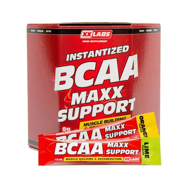 XXLABS BCAA Maxx Support příchuť pomeranč - limetka 620 g