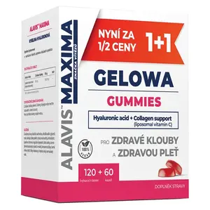 ALAVIS MAXIMA Gelowa Gummies 120 žvýkacích tablet a 60 kapslí