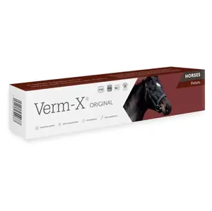 VERM-X Přírodní pelety proti střevním parazitům pro koně 250 g