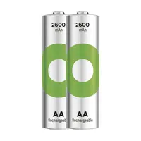 Baterie AA (R6) nabíjecí 1,2V/2600mAh GP Recyko 2ks
