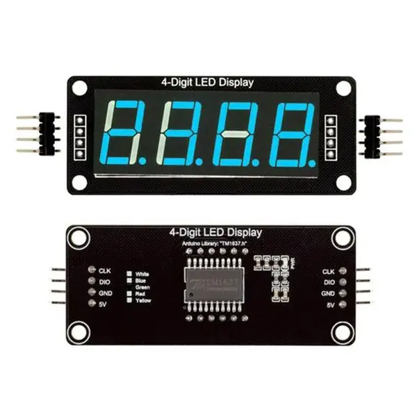 Hodinový displej 0,56" s TM1637 modrý