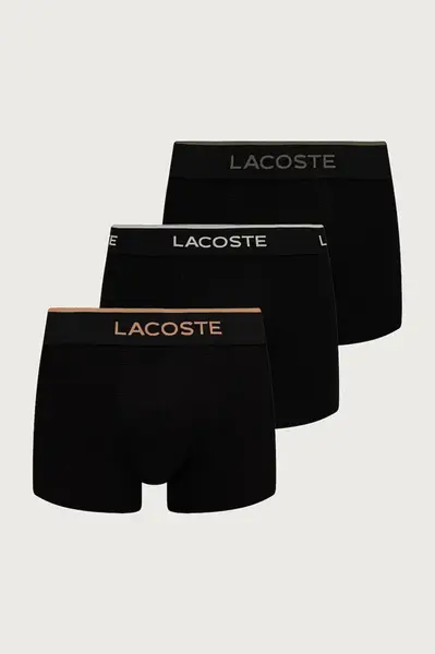 Lacoste  boxerky pánské s bavlnou 3-pack