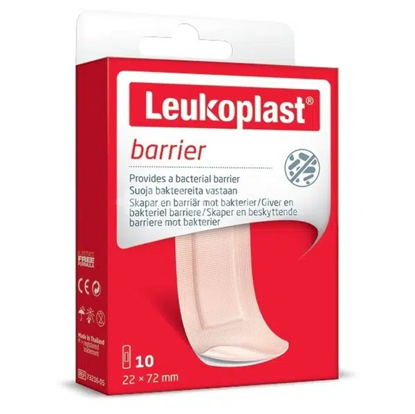 LEUKOPLAST Barrier náplast 22 x 72 mm 10 kusů 7321605