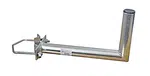 Anténní držák 35cm na stožár s vinklem, rozteč třmenu 100mm, trubka 42/2mm, výška 16cm