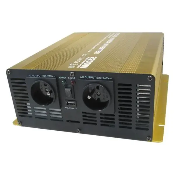 Měnič napětí Soluowill NP2200-12 12V/230V 2200W čistá sinusovka