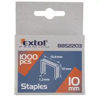 Spony 14mm 11,3x0,52x0,70mm EXTOL PREMIUM 8852505 1000ks