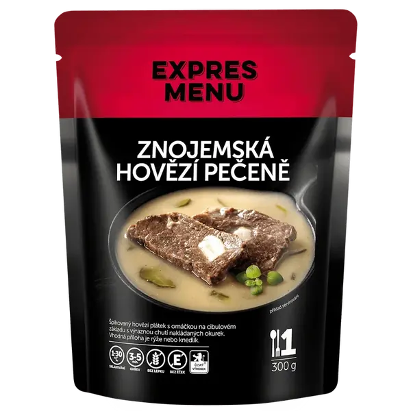 EXPRES MENU Znojemská hovězí pečeně 1 porce