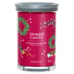 YANKEE CANDLE Signature Tumbler velký Sparkling Winterberry 567 g