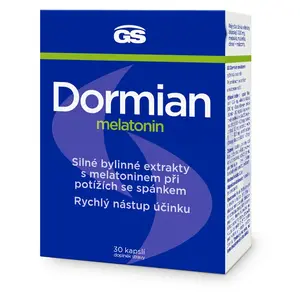 GS Dormian melatonin 30 kapslí