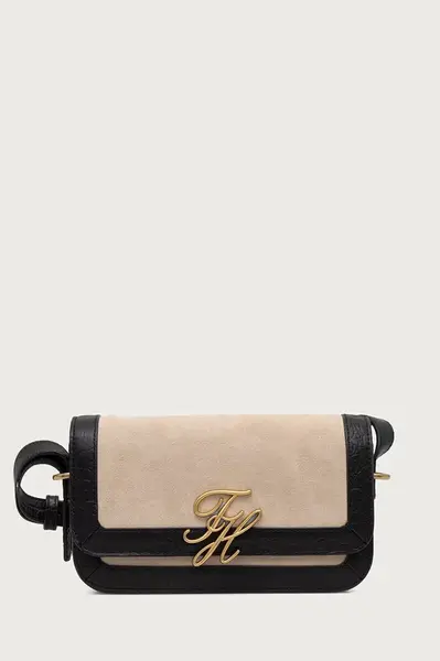 Tommy Hilfiger  crossbody kabelka dámska semišová SCRIPT