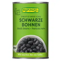 RAPUNZEL Černé fazole sterilované BIO 340 g