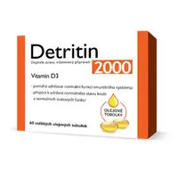 DETRITIN Vitamin D3 2000 IU 60 měkkých tobolek