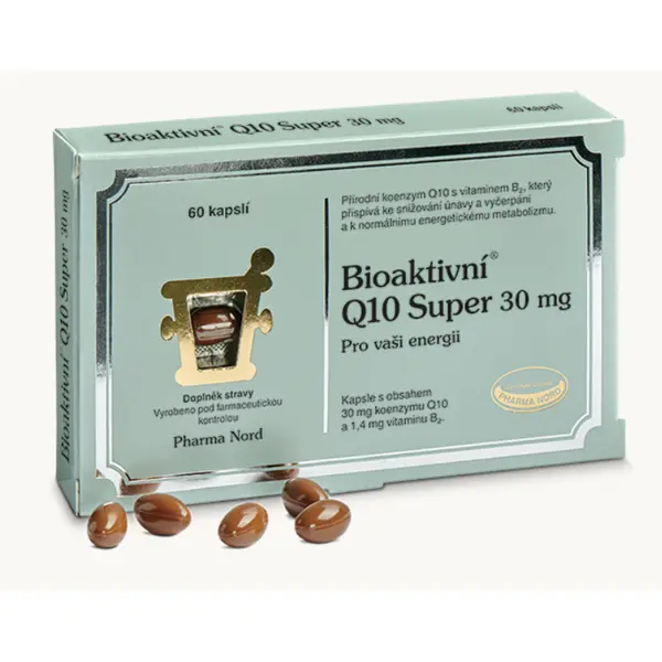 PHARMA NORD Bioaktivní Q10 super 30 mg 60 kapslí