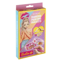 Diamantové malování Besties - výroba náramků 2 ks