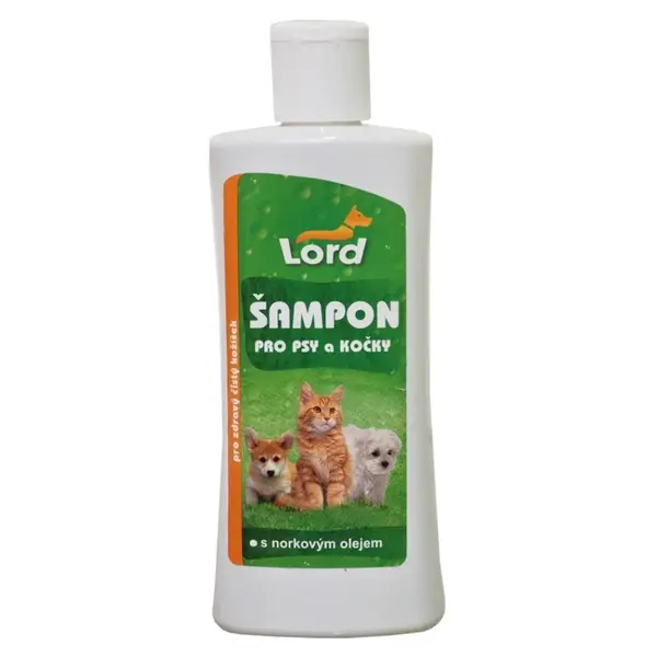 LORD šampon pro psy a kočky s norkovým olejem 250 ml
