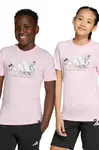 Detské bavlnené tričko adidas