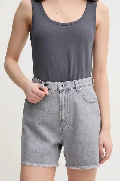Rifľové krátke nohavice Pepe Jeans A-LINE SHORT UHW RACHEL