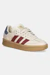 Kožené tenisky adidas Originals Samba XLG béžová farba, JR3805