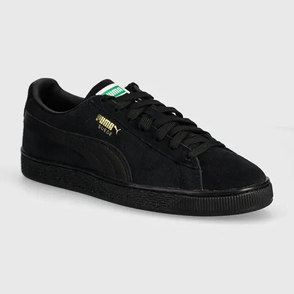 Semišové tenisky Puma Suede Classic čierna farba, 399781