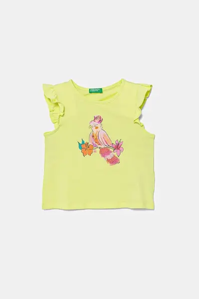 Detské bavlnené tričko United Colors of Benetton