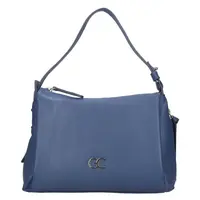 Dámska kožená kabelka Gianní Conti Vivien - modrá