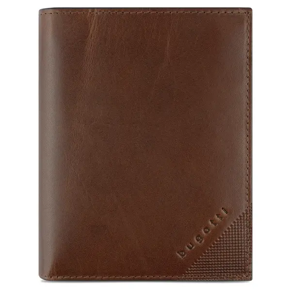 Pánska kožená peňaženka Bugatti Nobile - koňak