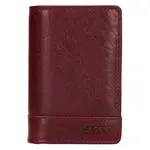 Dámske kožené púzdro na doklady Lagen Sabine - tmavo vínová